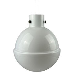 XL 60s 70s plafonnier lampe boule Glashütte Limburg Allemagne verre design