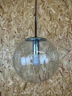 XL 60s 70s Lamp Light Ceiling Lamp Limburg Spherical Lamp Ball Design