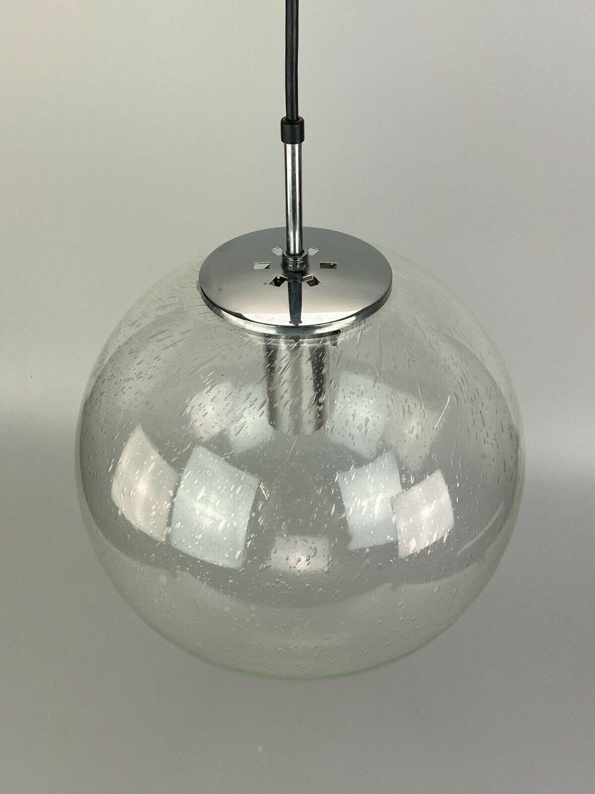 German XL 60s 70s Lamp Light Ceiling Lamp Limburg Spherical Lamp Ball Design  For Sale