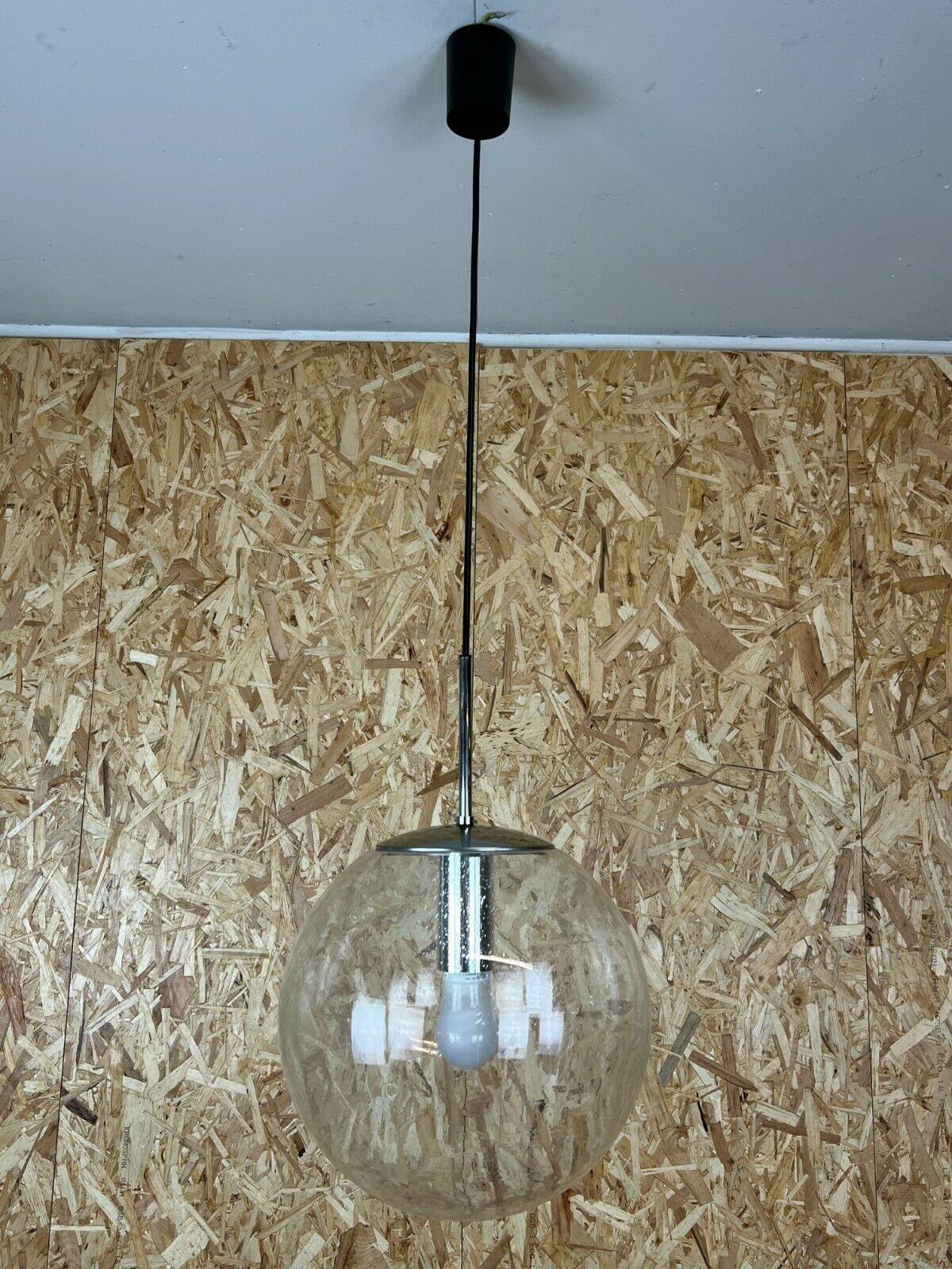 German XL 60s 70s Lamp Light Ceiling Lamp Limburg Spherical Lamp Ball Design For Sale
