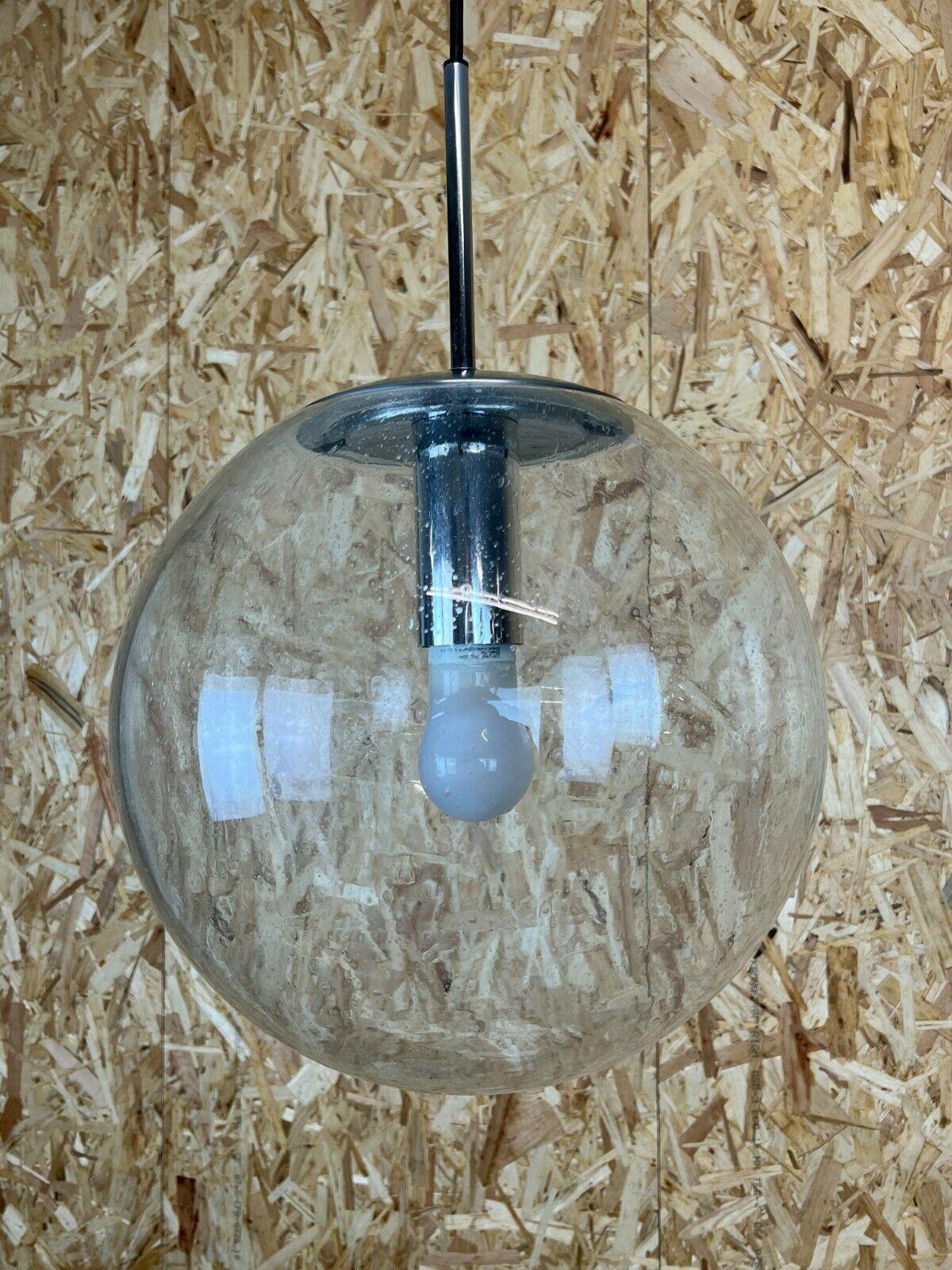 Metal XL 60s 70s Lamp Light Ceiling Lamp Limburg Spherical Lamp Ball Design For Sale