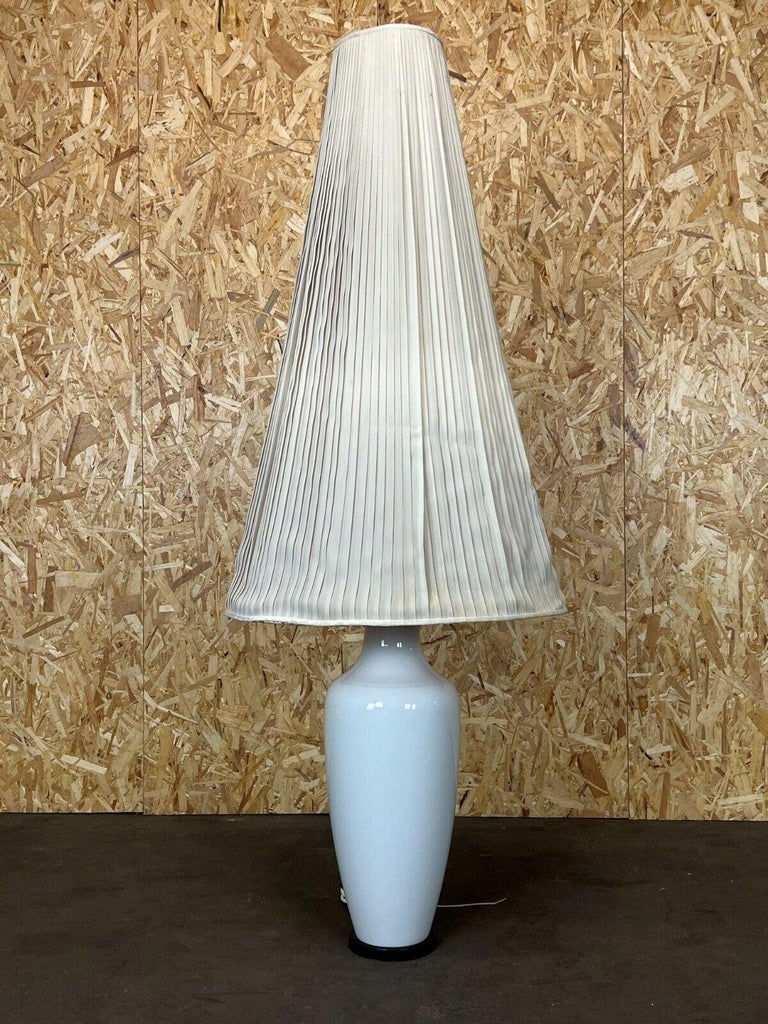 XL 60s 70s Lamp Light Floor Lamp Porcelain Kpm Brass Space Age For 