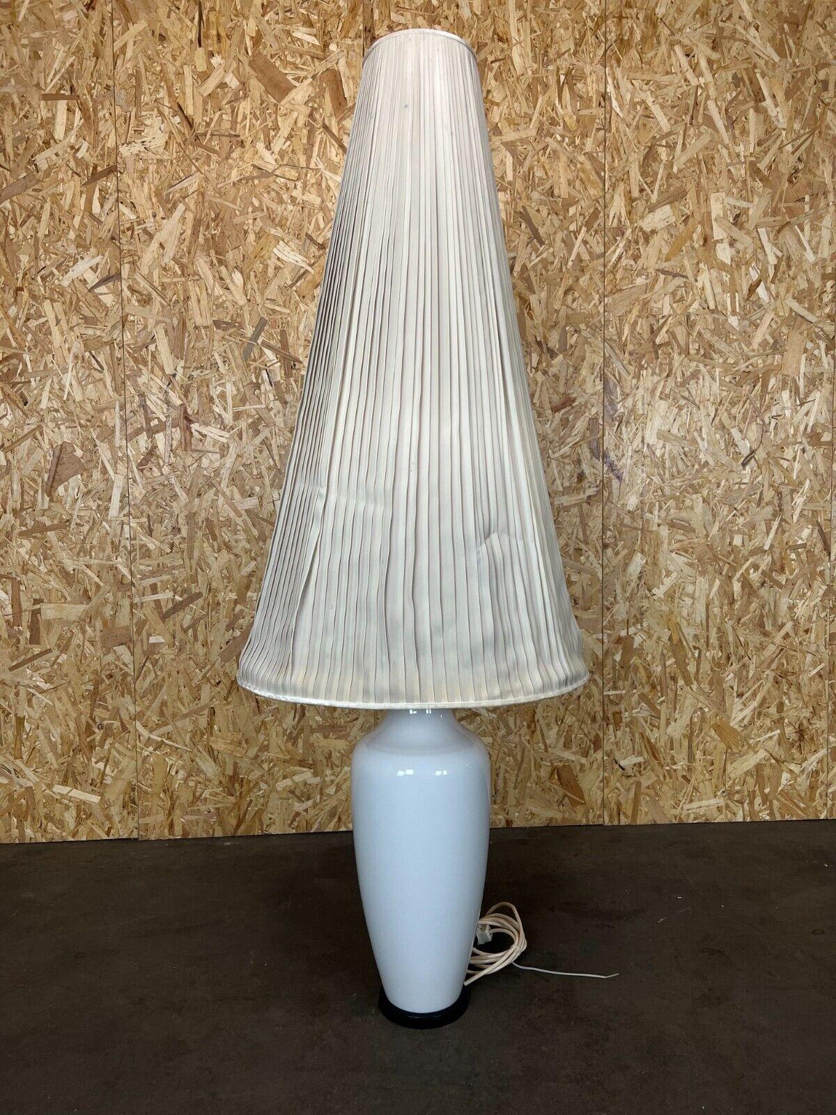 XL 60s 70s Lamp Light Floor Lamp Porcelain Kpm Brass Space Age For Sale 2
