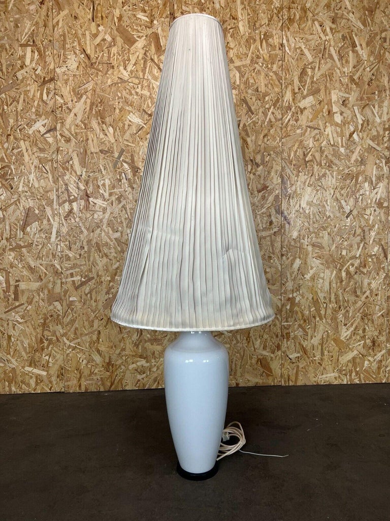 XL 60s 70s Lamp Light Floor Lamp Porcelain Kpm Brass Space Age For  