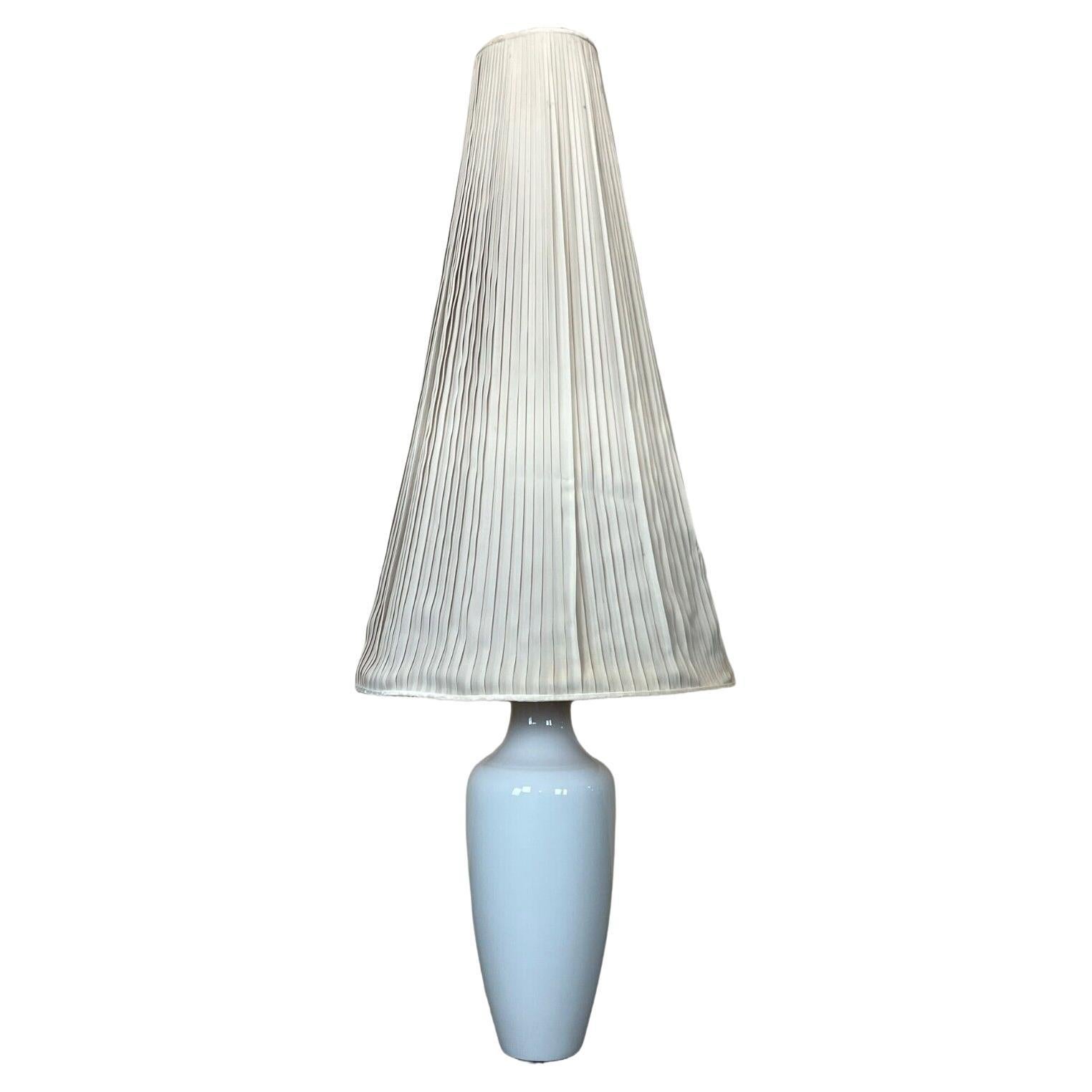 XL 60s 70s Lamp Light Floor Lamp Porcelain Kpm Brass Space Age For Sale