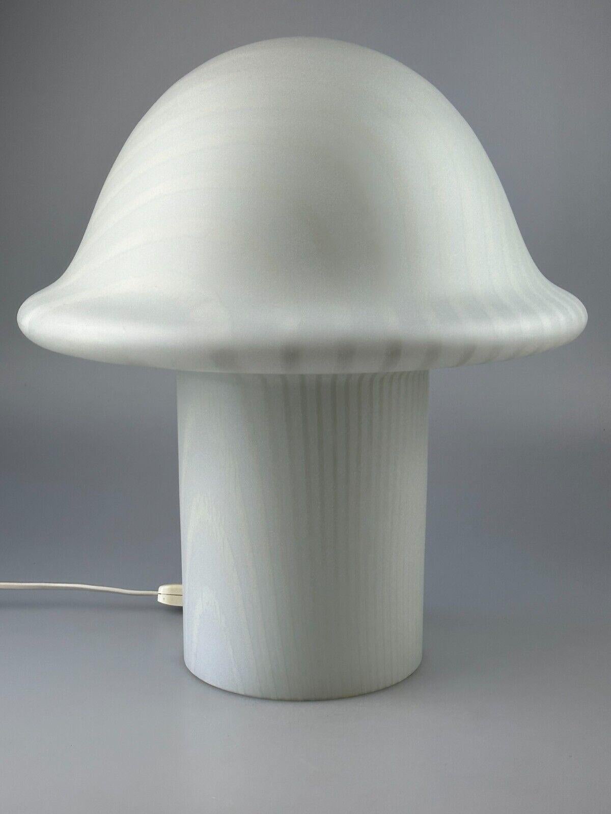 XL 60s 70s Peill & Putzler Germany Table Lamp Mushroom Glass Space Age For Sale 6