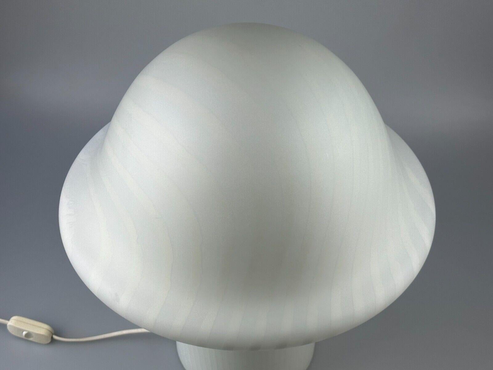 XL 60s 70s Peill & Putzler Germany Table Lamp Mushroom Glass Space Age For Sale 1
