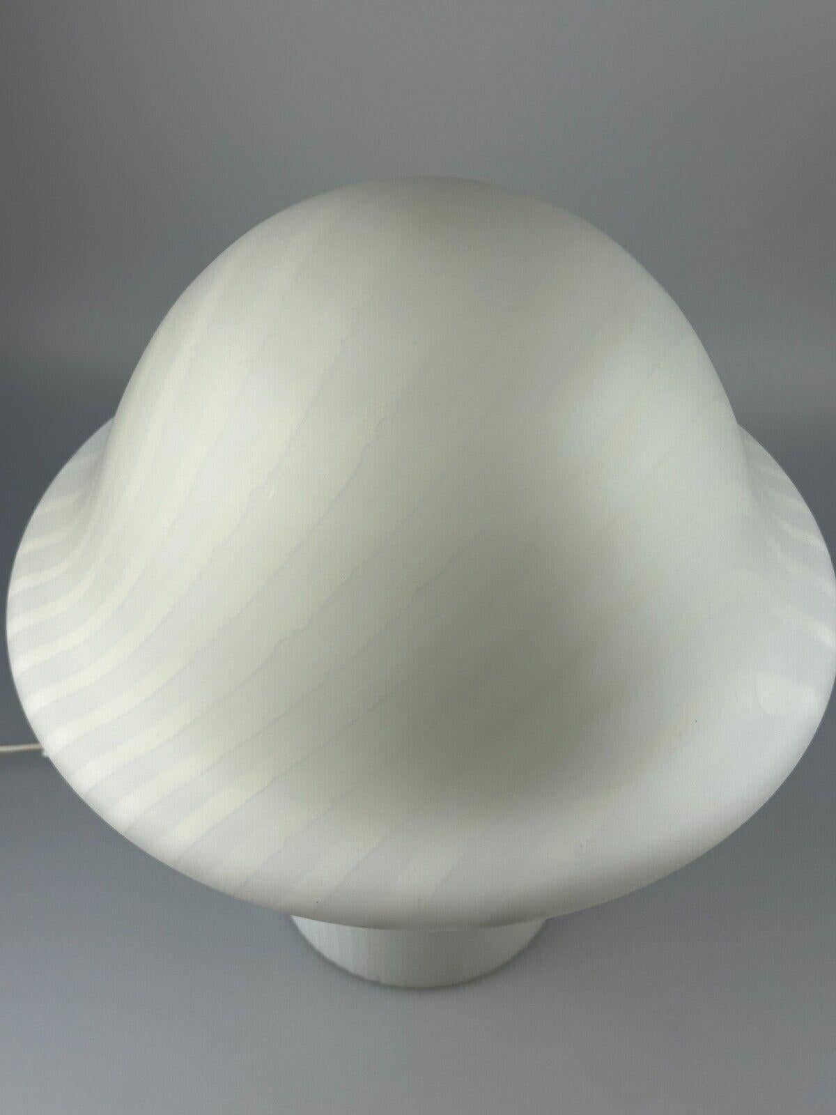 XL 60s 70s Peill & Putzler Germany Table Lamp Mushroom Glass Space Age For Sale 4
