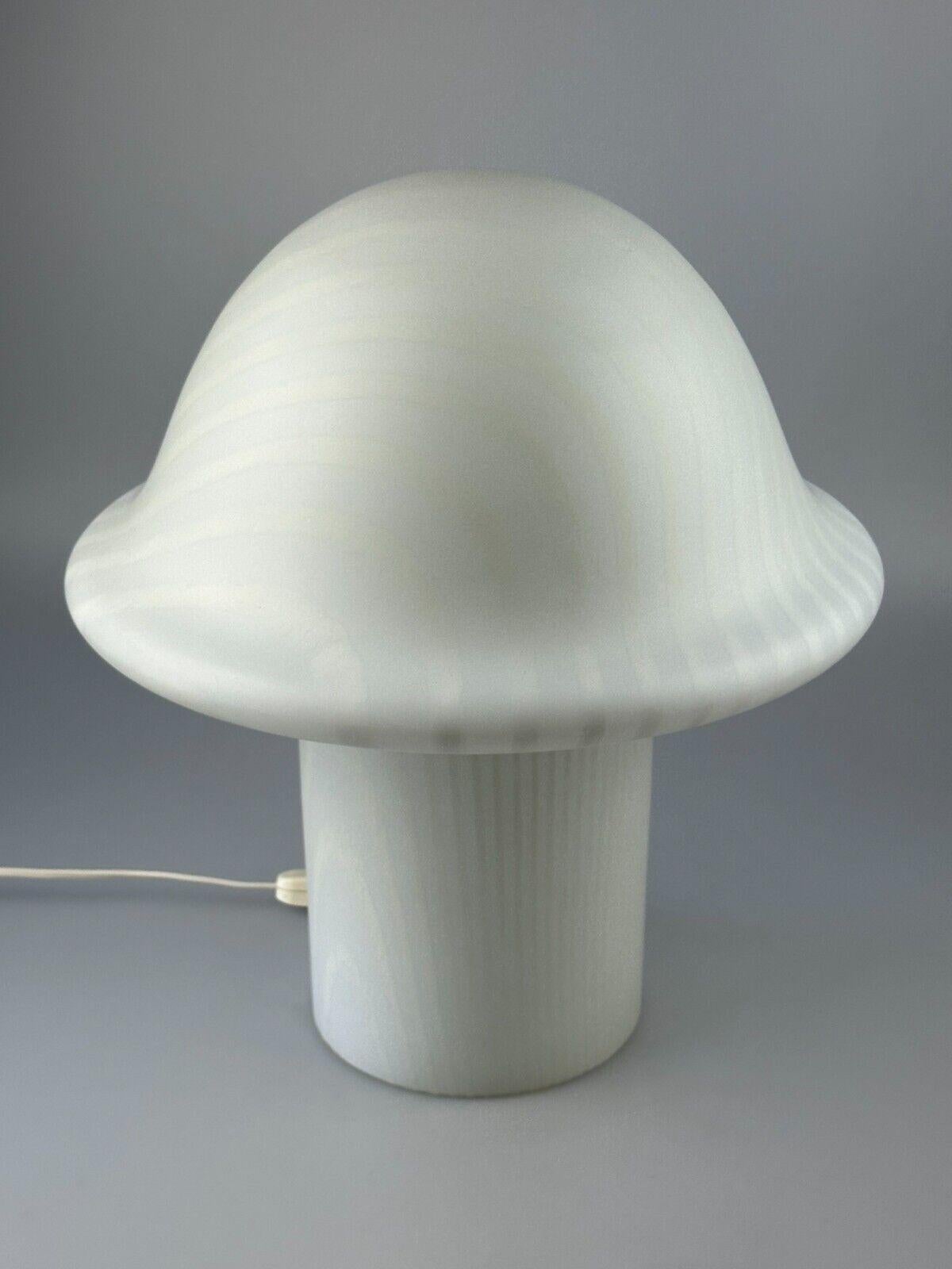 XL 60s 70s Peill & Putzler Germany Table Lamp Mushroom Glass Space Age For Sale 5
