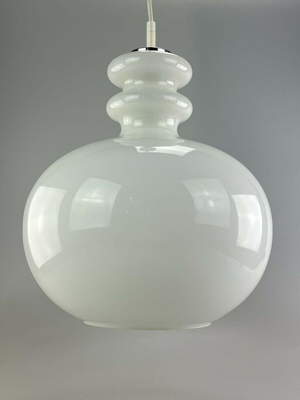 Tedesco XL anni '60-'70 Peill & Putzler Lampada a sospensione Lampada da soffitto in vetro A Space Design in vendita
