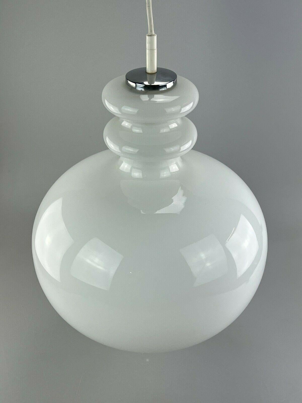 XL 60s 70s Peill & Putzler Hanging Lamp Ceiling Lamp Glass Space Design In Good Condition For Sale In Neuenkirchen, NI