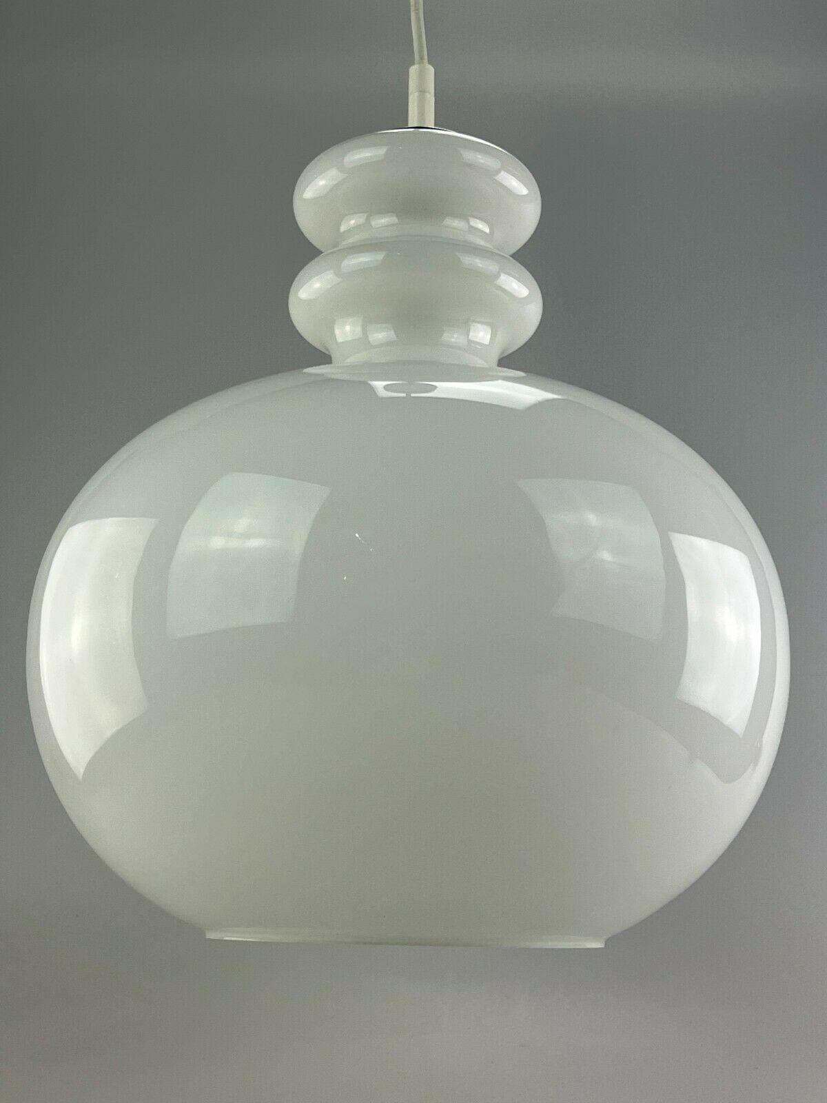 Metallo XL anni '60-'70 Peill & Putzler Lampada a sospensione Lampada da soffitto in vetro A Space Design in vendita