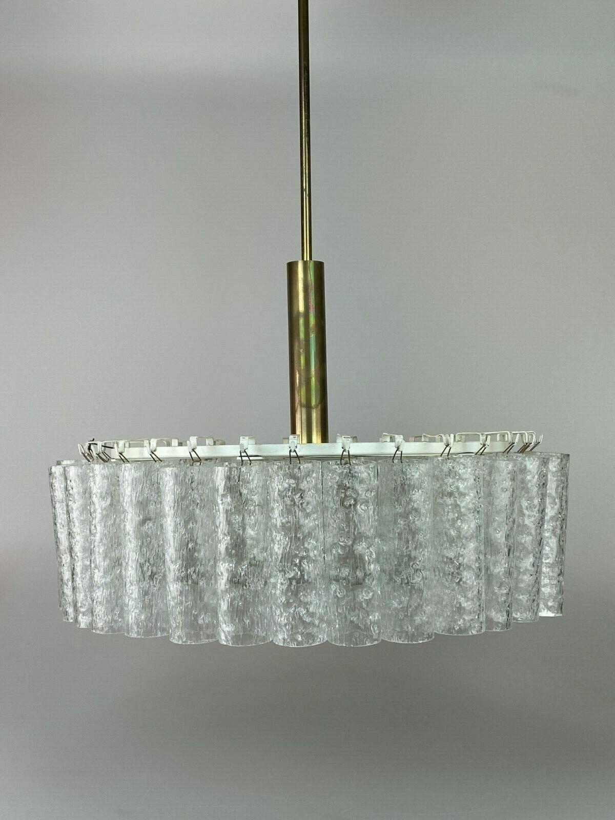 XL 60s 70s chandelier chandelier doria brass glass space age design 60s

Object: chandelier

Manufacturer: Doria

Condition: good

Age: around 1960-1970

Dimensions:

Diameter = 47cm
Height = 68cm

Other notes:

The pictures serve
