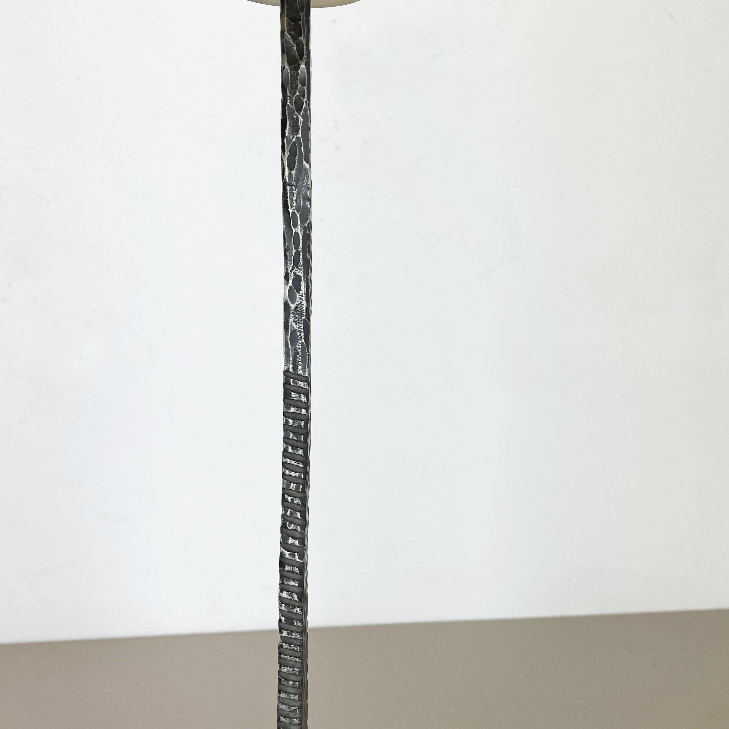 XL Modernist Sculptural Brutalist Copper floor Candleholder, Germany, 1970s For Sale 2