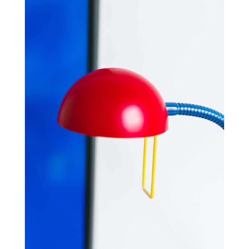 Metal XL 80s Pop Art Desklamp In Postmodern Memphis Style, 80s, 90s For Sale