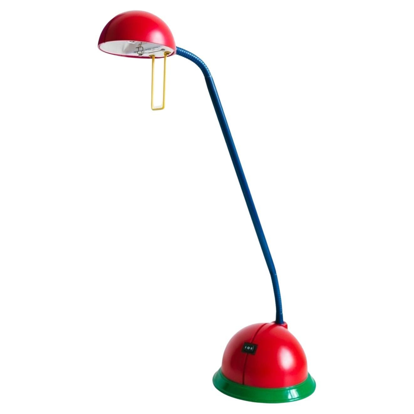 XL 80s Pop Art Desklamp In Postmodern Memphis Style, 80s, 90s For Sale