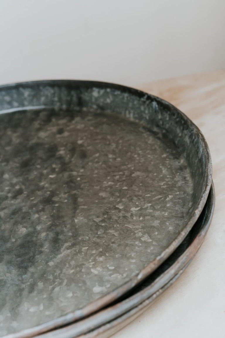 Extra Large 9th Century Zinc/Metal Bowls For Sale at 1stDibs large