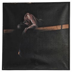 XL Óleo abstracto, al estilo de Francis Bacon y Vladimir Velickovic