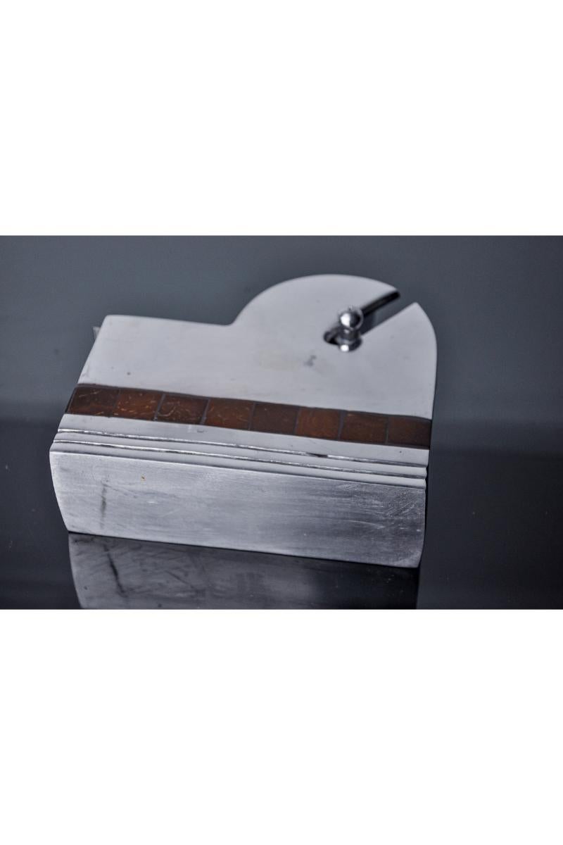 XL adhesive tape dispenser in aluminum and stone, Italy, 1980 For Sale 1