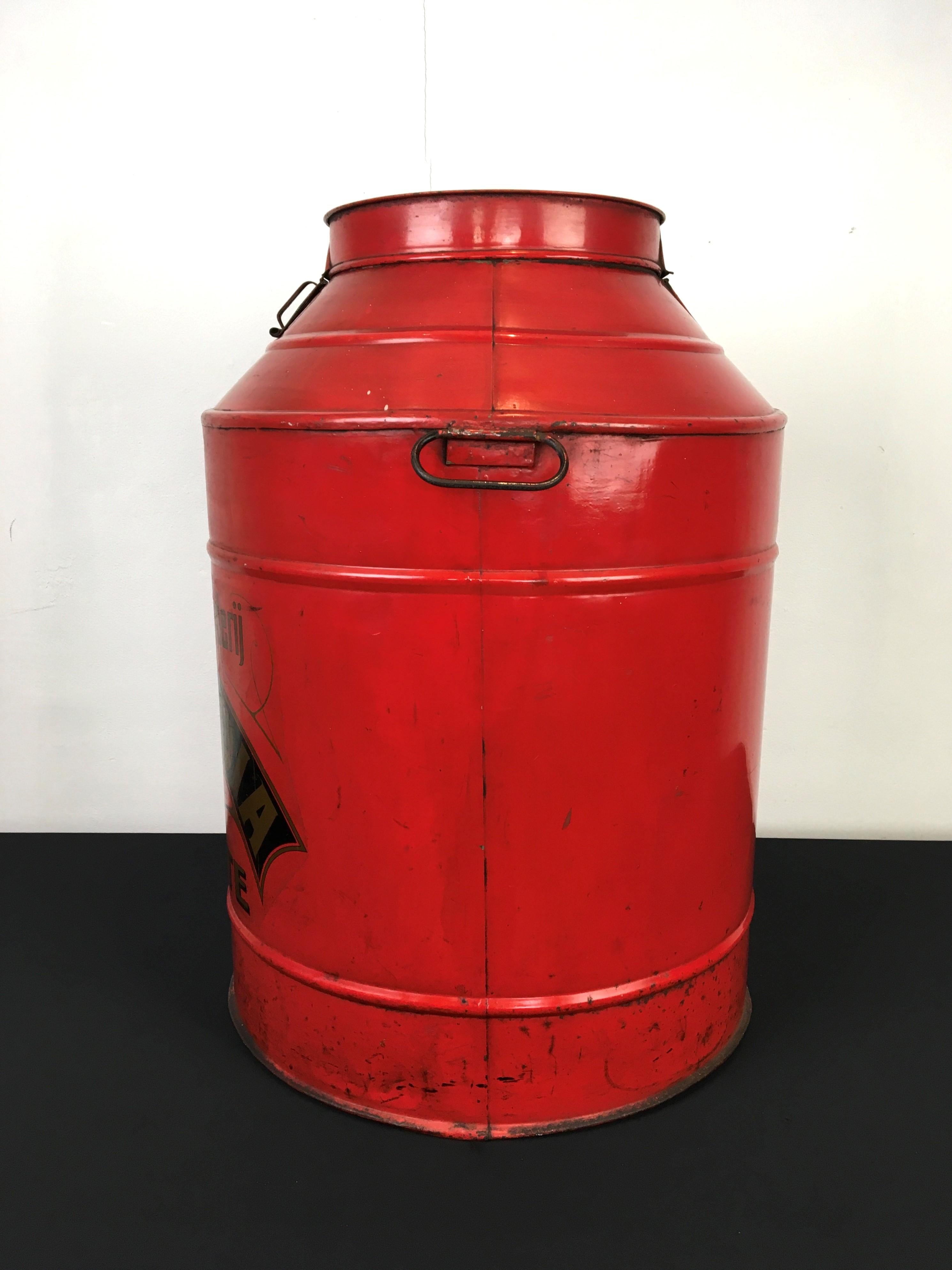XL Antique Coffee Container - Coffee Tin  4
