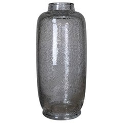 Vaso in vetro soffiato XL Art Deco di Daum Nancy France, circa 1930