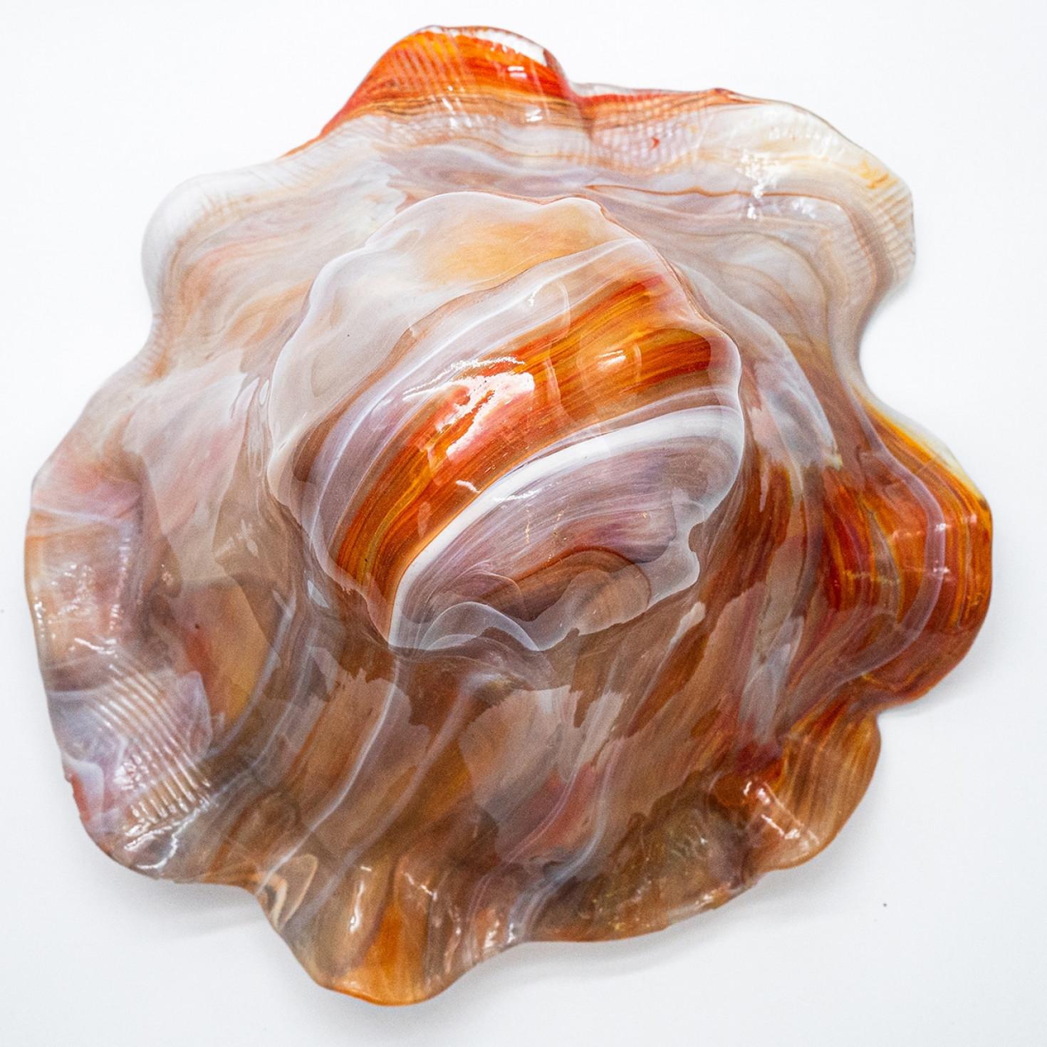 XL Art Nouveau Style Mushroom Murano Hand Blown, Table Lamp, Italy en venta 3