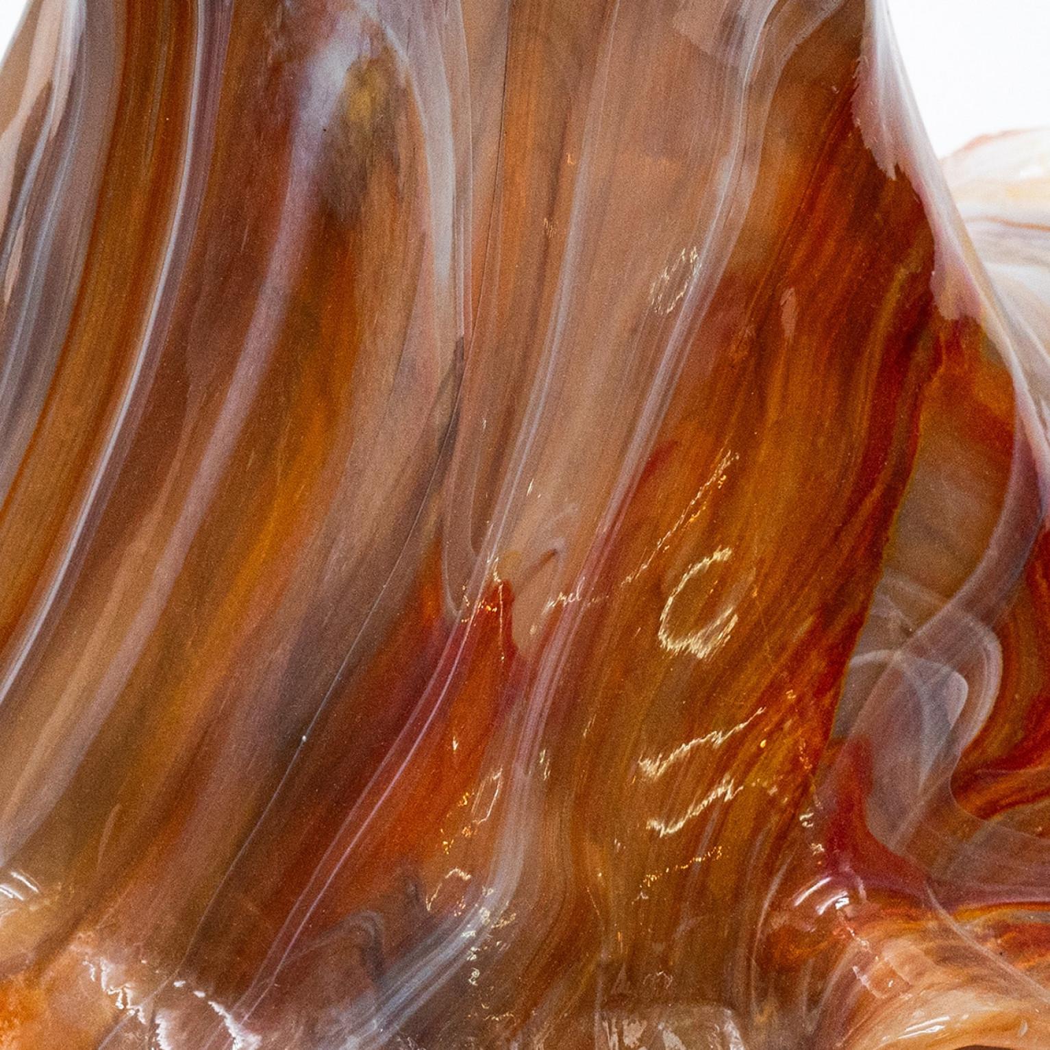 XL Lámpara de mesa de Murano soplada a mano, estilo Art Nouveau, seta, Italia Otro en venta