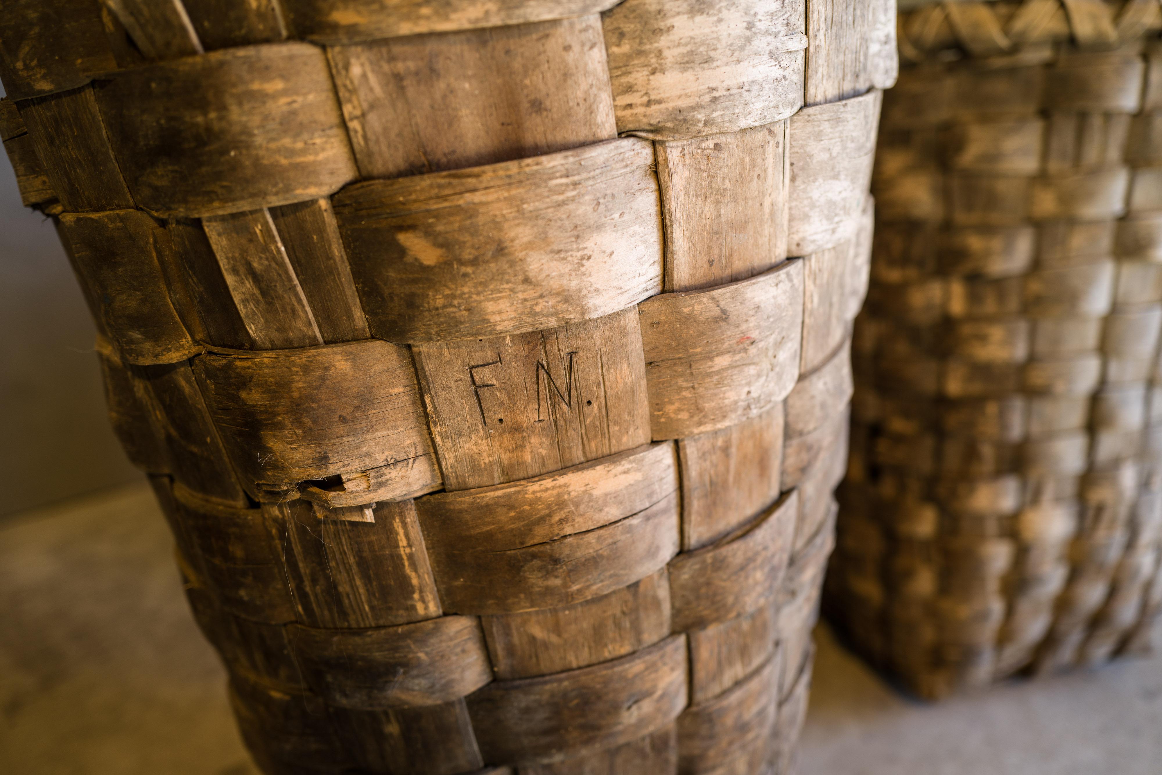 Extra Large Baskets From Portugal, circa 1950 In Good Condition In Nashville, TN