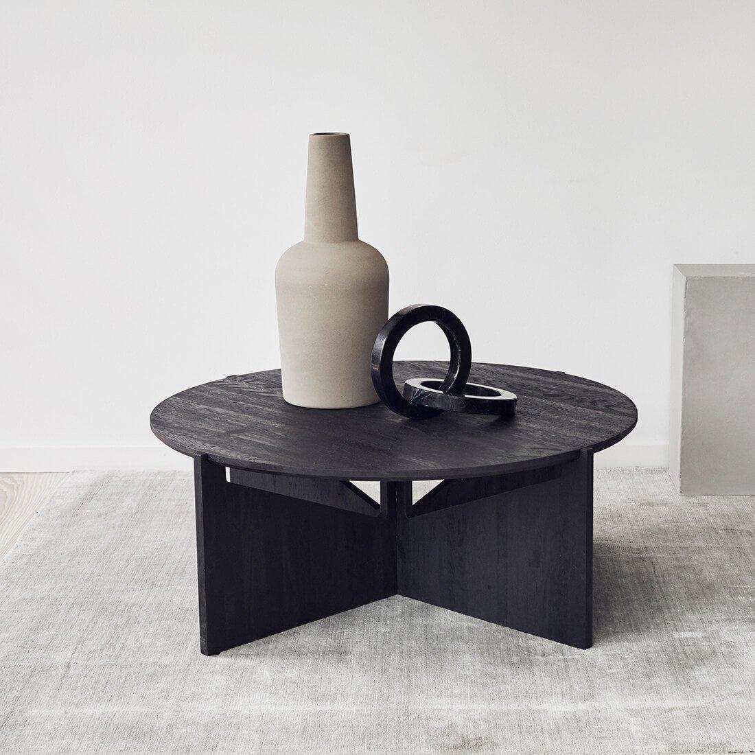 Danish XL Black Table by Kristina Dam Studio For Sale