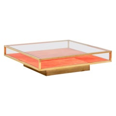 Xl brass coffee table, 1970s