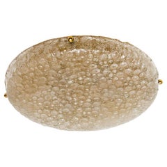 XL Bubble Blown Murano Glass Flush Mounts or Wall Lights, 1960
