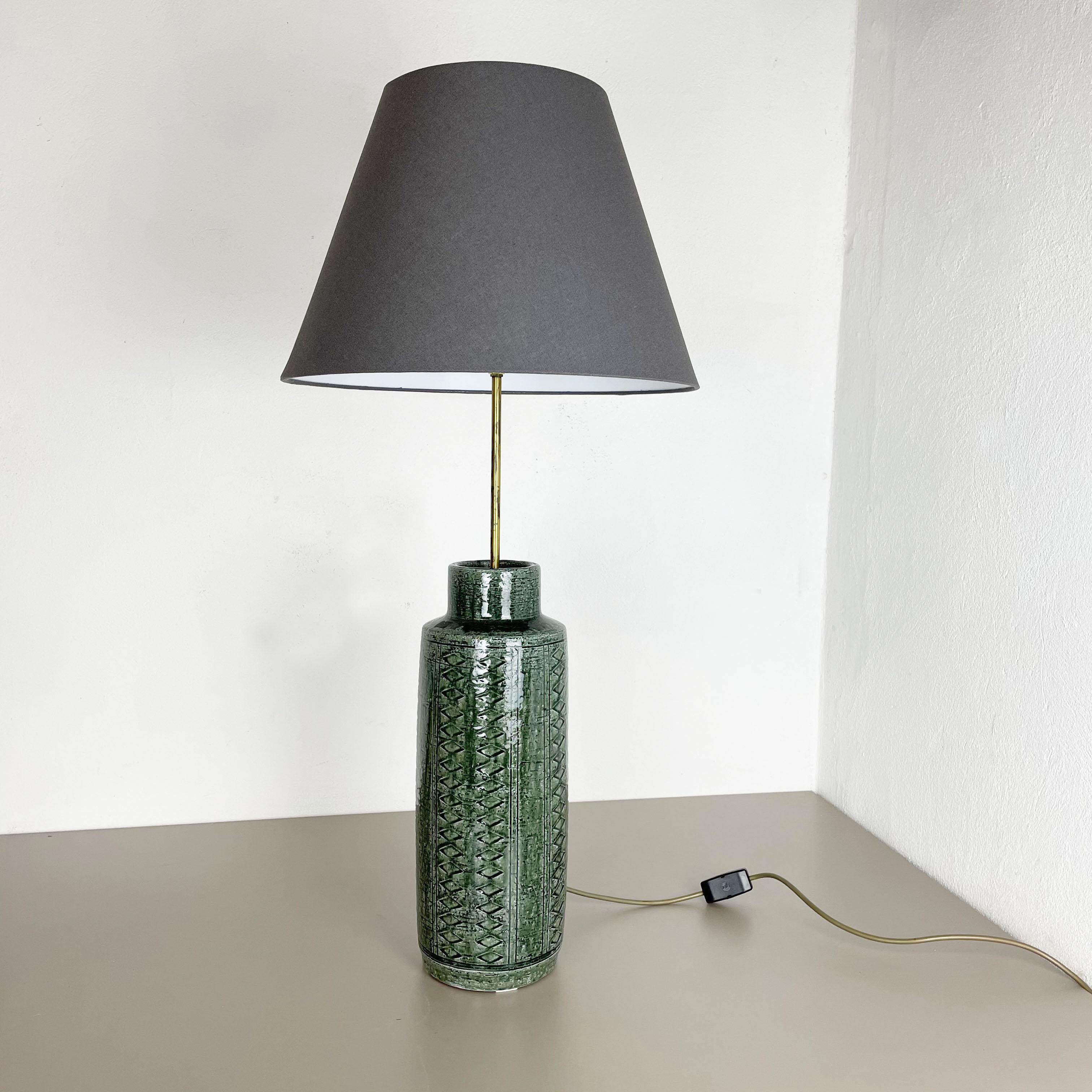 Lampe de bureau en céramique XL Per Linnemann- Schmidt pour Palshus, Danemark, années 1960 en vente 11