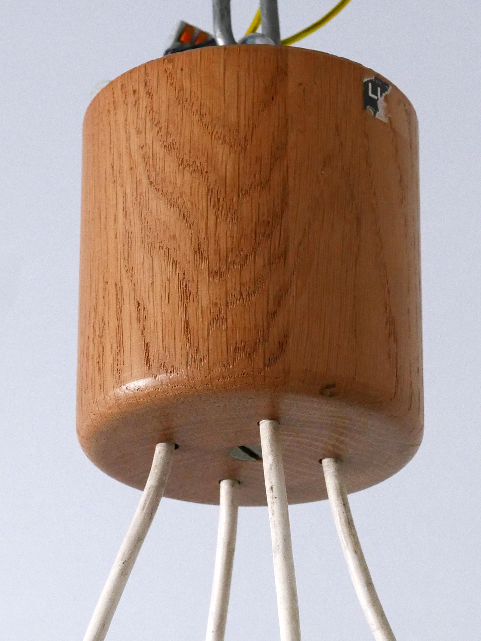 Lampadario XL '587 Cylinder' di Uno & Östen Kristiansson per Luxus Vittsjö 1960s in vendita 13