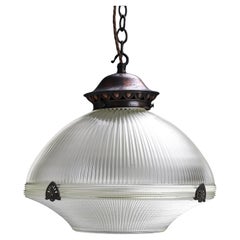 XL Church Holophane Pendant Light