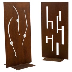 Xl Corten-Skulpturen