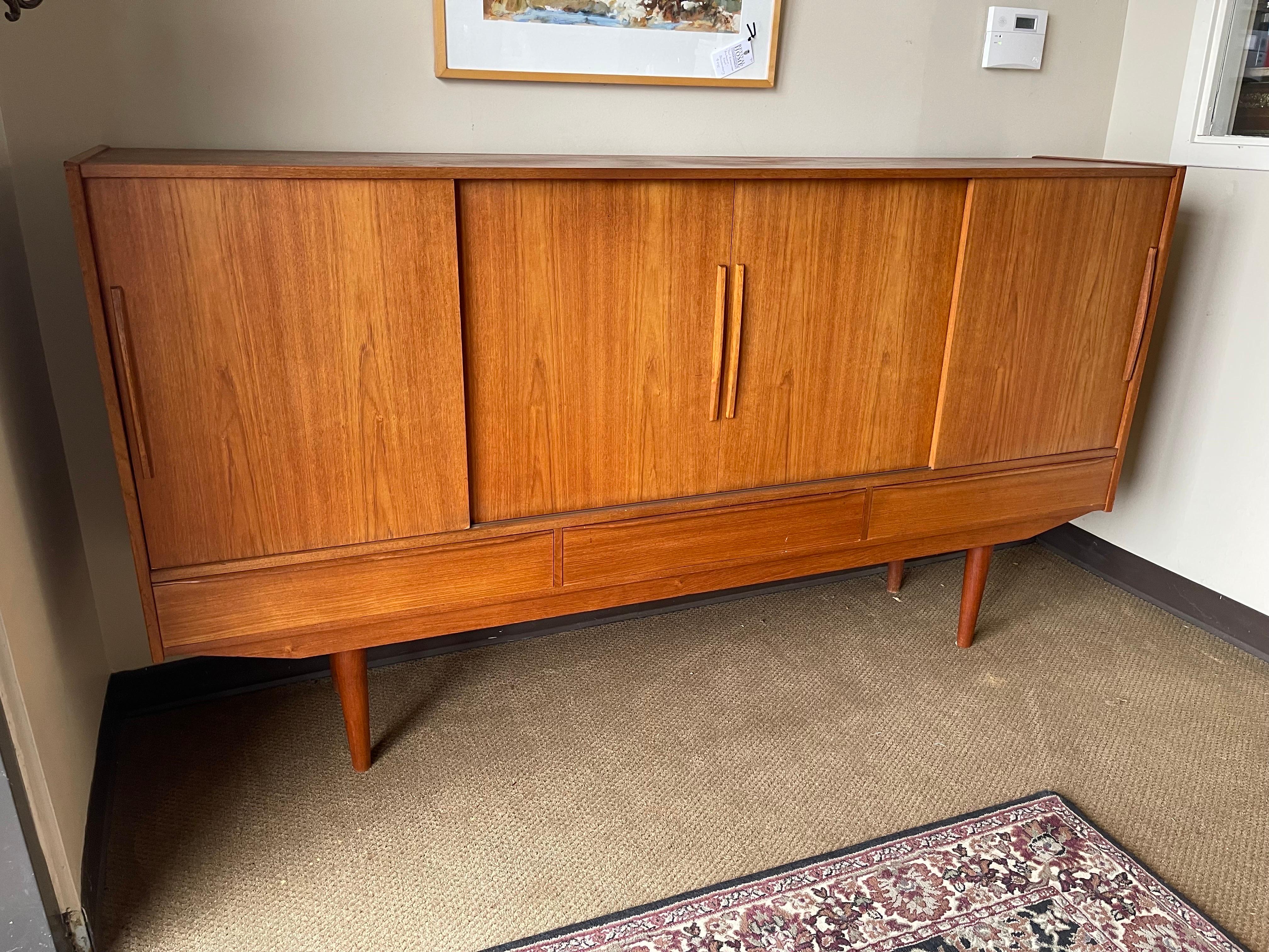 Iconic Scandinavian Modern extra large sideboard with 