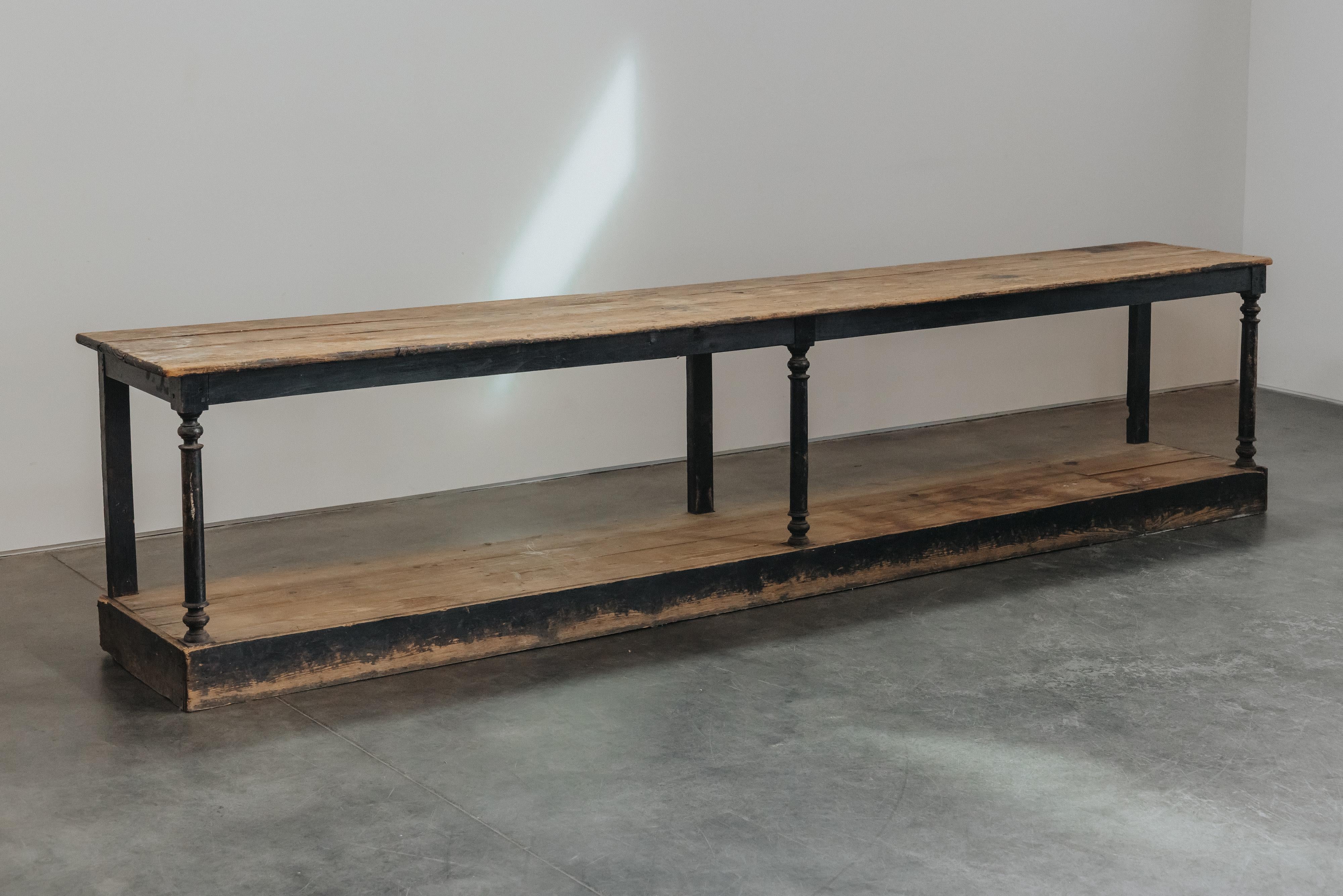 European XL Draper Table From France, Circa 1900 For Sale