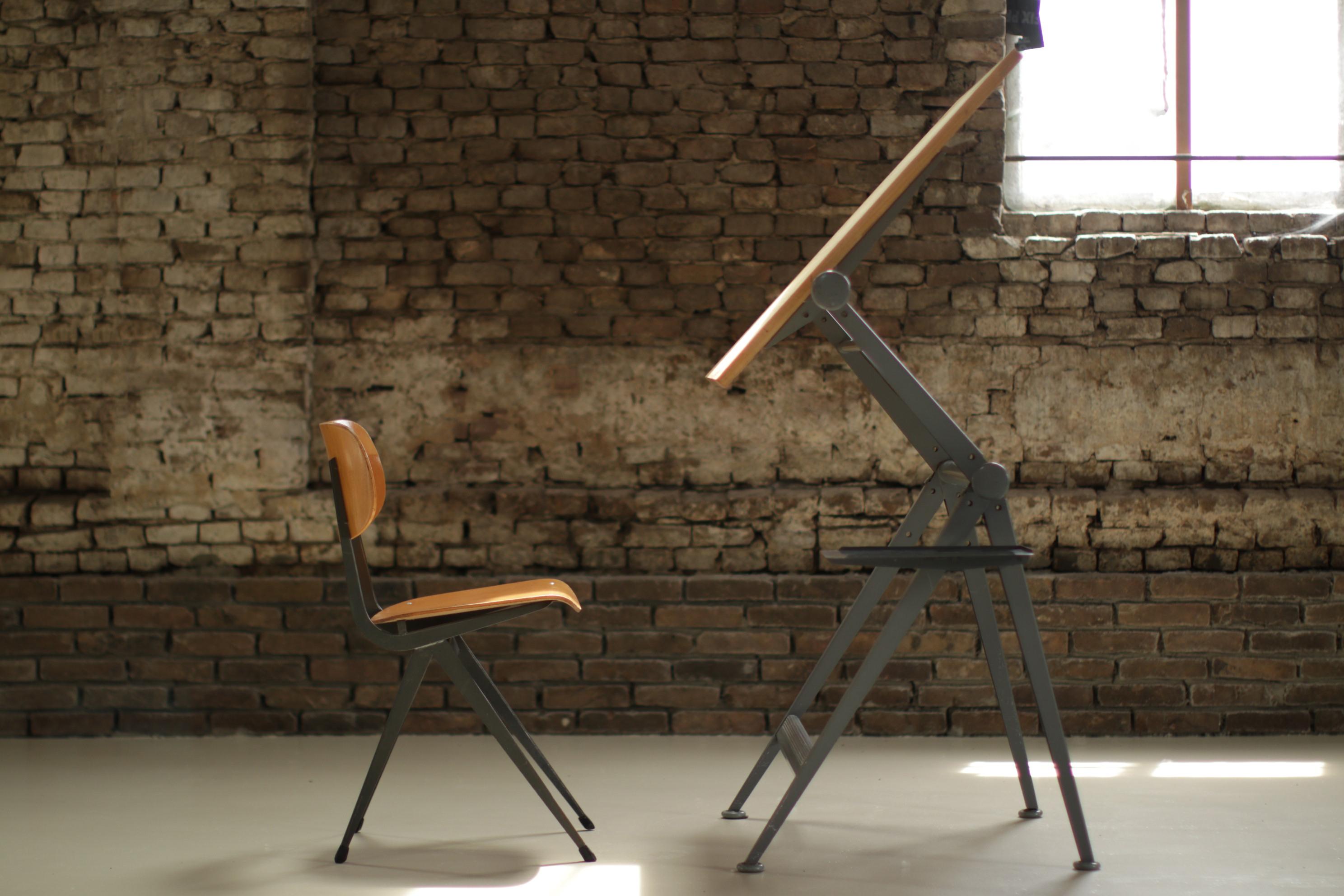 XL Dutch Reply Architect Drafting Table Friso Kramer, Wim Rietveld Ahrend, 1959 In Good Condition In Boven Leeuwen, NL