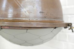 Extra Large Early 20th Century Copper Church Light