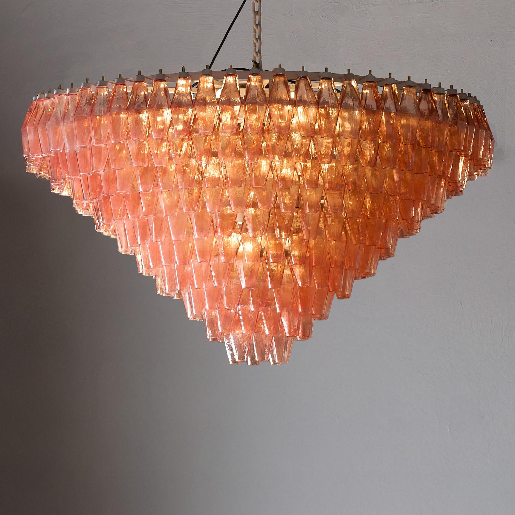 Fin du 20e siècle XL Extra Large Murano glass chandelier en vente