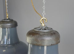 Extra große Factory Lights von Schaco, ca. 1930er Jahre