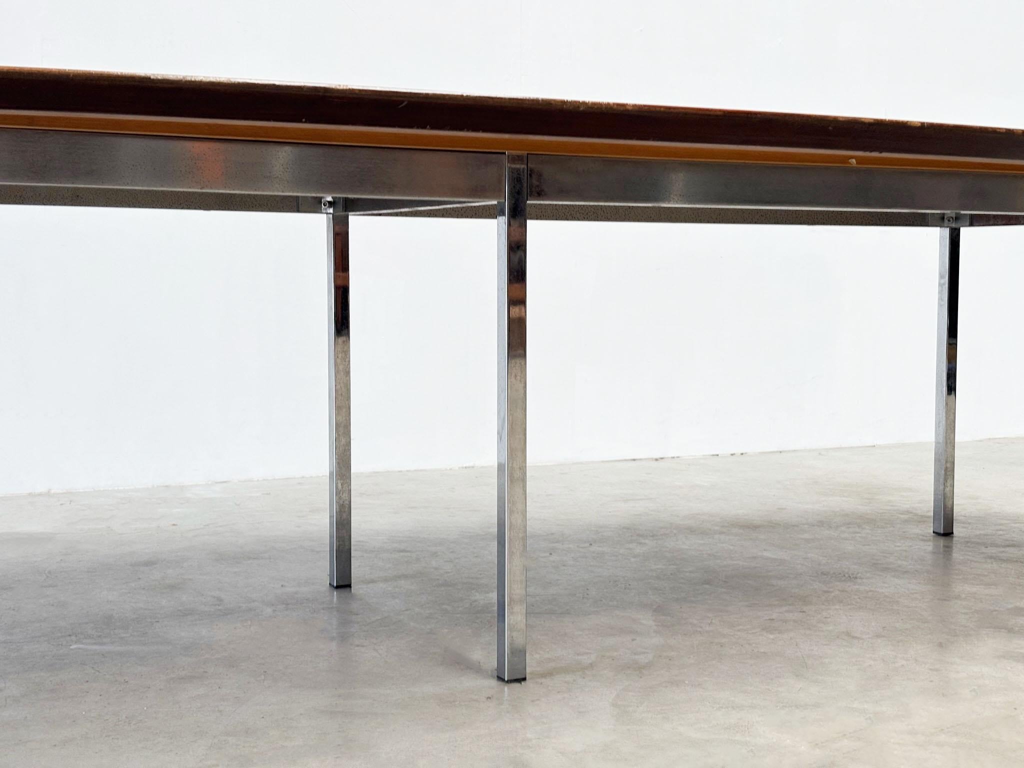 Table de salle à manger ou de conférence XL Florence Knoll en vente 3