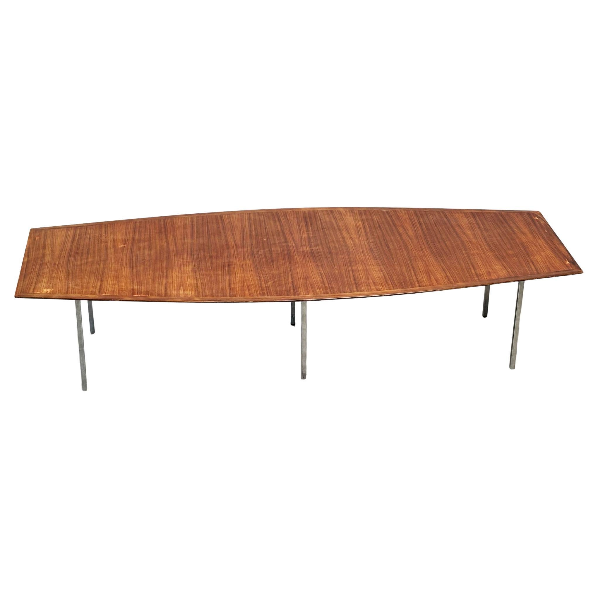 Table de salle à manger ou de conférence XL Florence Knoll en vente