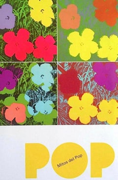 XL Flowers 1970 Andy Warhol Foundation Pop Art Exhibition Lithograph Poster