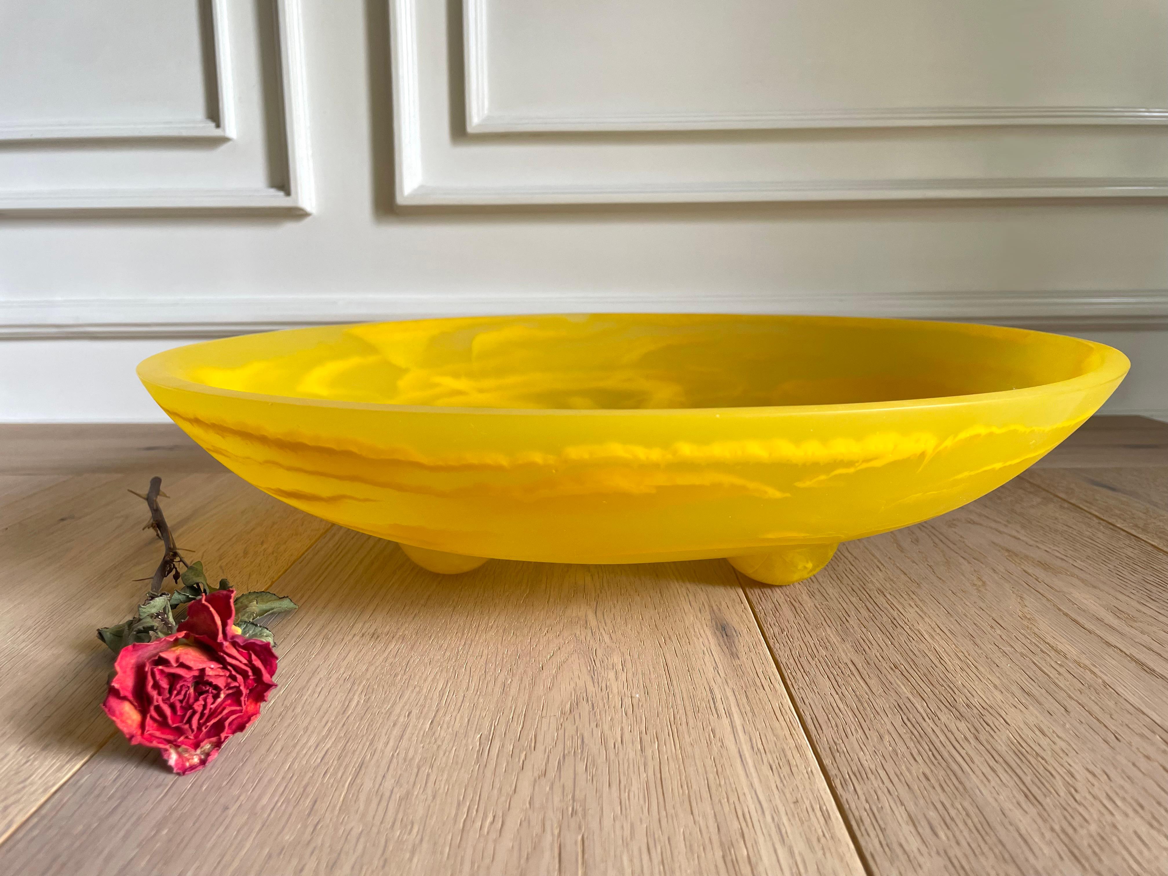 large footed bowl centerpiece