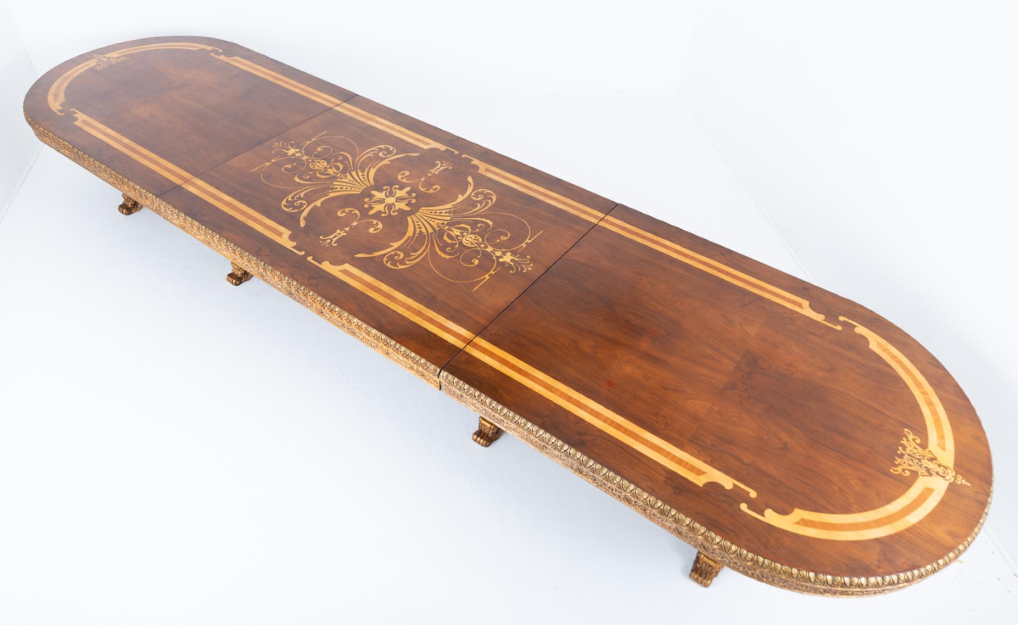 XL French Dining Table 22 Seater Louis XVI 18 Feet 5.4 Metres en vente 5