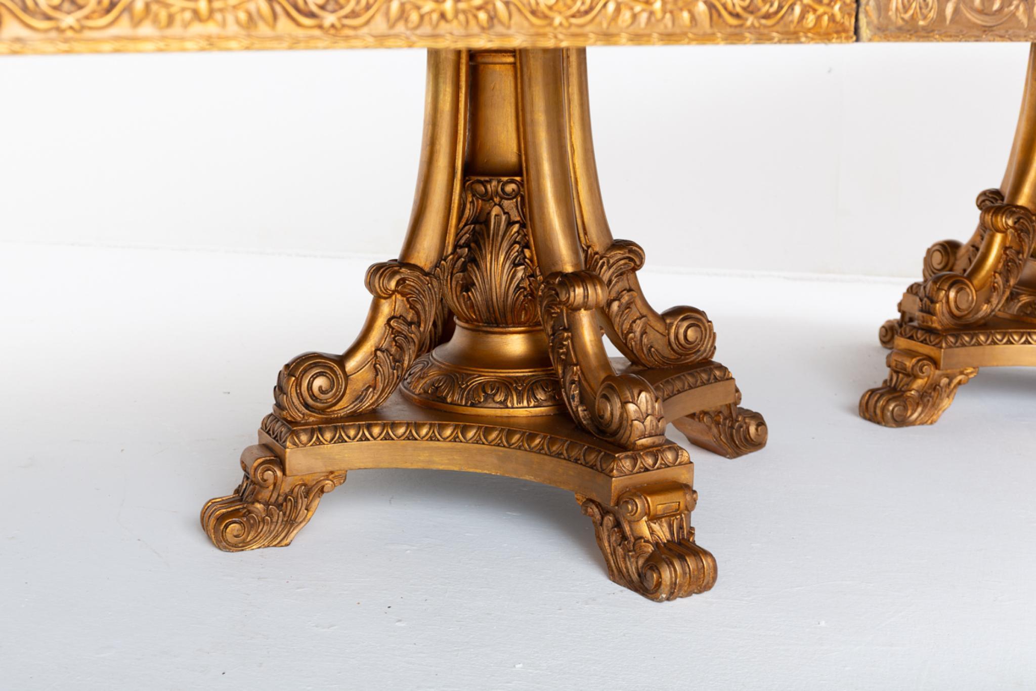 XL French Dining Table 22 Seater Louis XVI 18 Feet 5.4 Metres Bon état - En vente à Potters Bar, GB