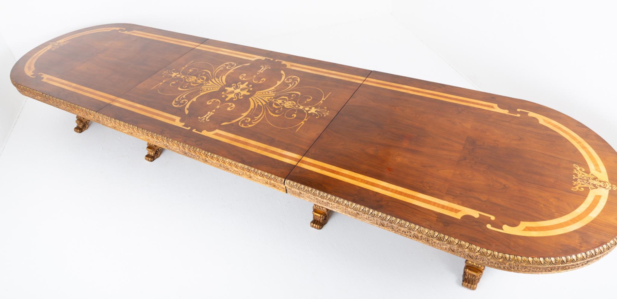 XL French Dining Table 22 Seater Louis XVI 18 Feet 5.4 Metres en vente 1