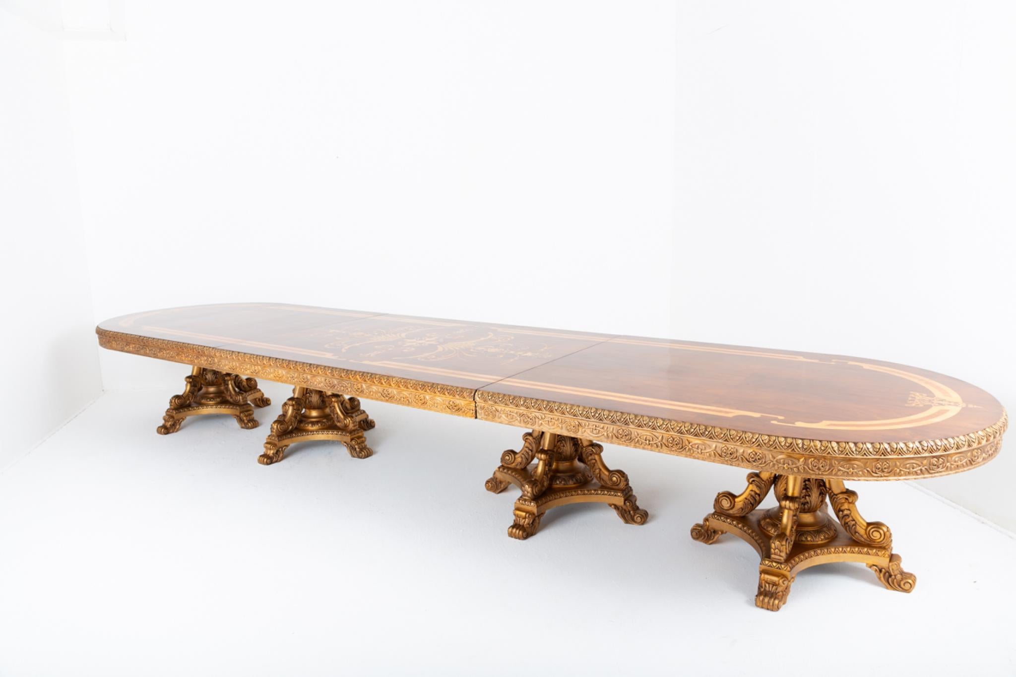 XL French Dining Table 22 Seater Louis XVI 18 Feet 5.4 Metres en vente 3