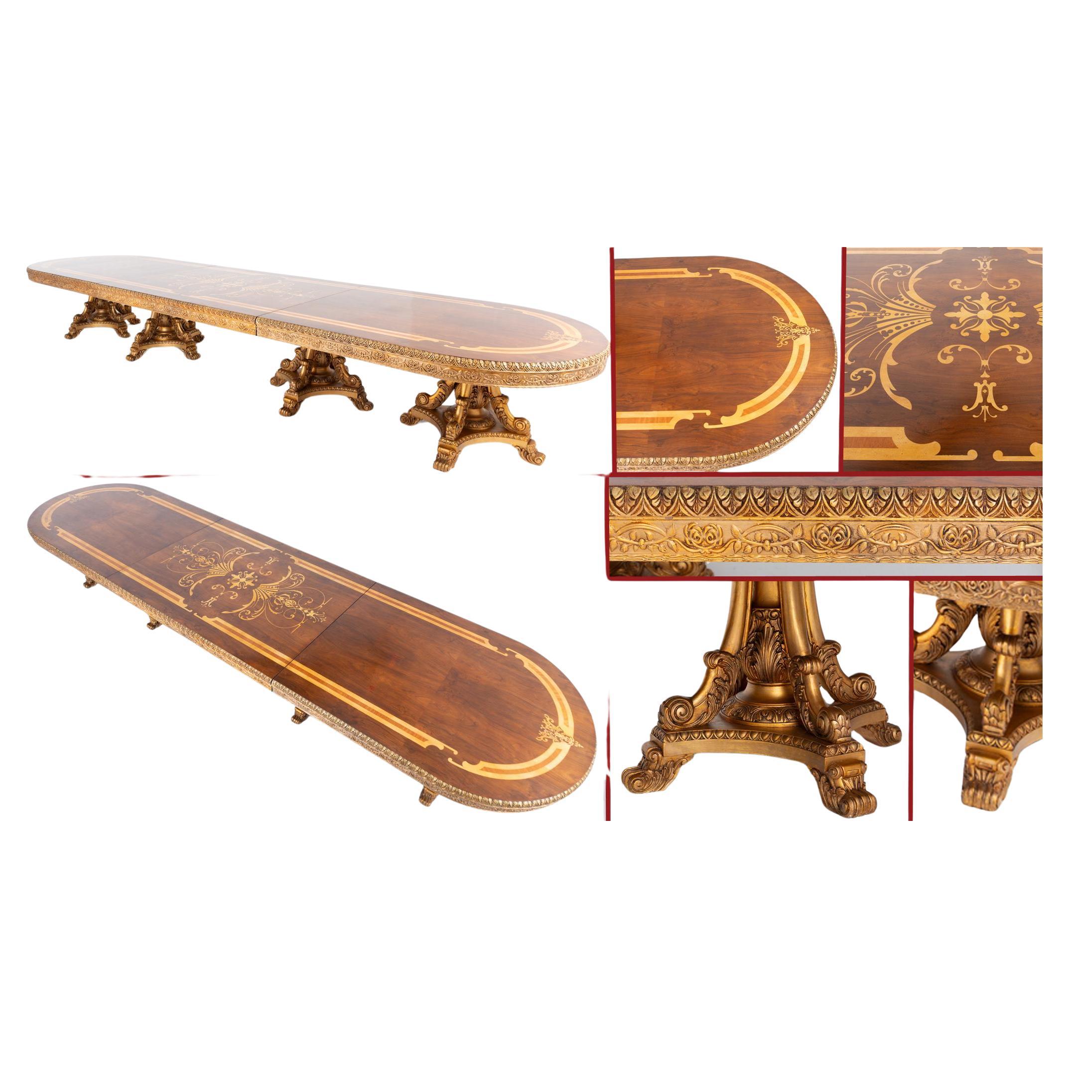 XL French Dining Table 22 Seater Louis XVI 18 Feet 5.4 Metres